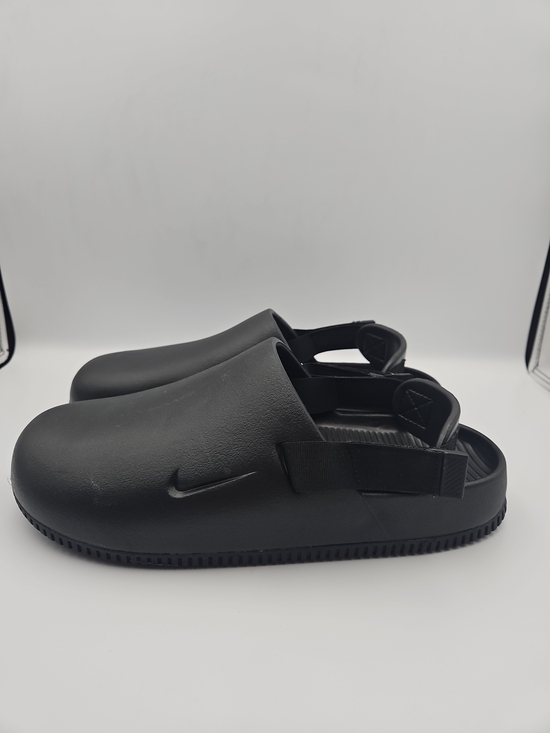 Nike Black Clog Sandals with Back Strap